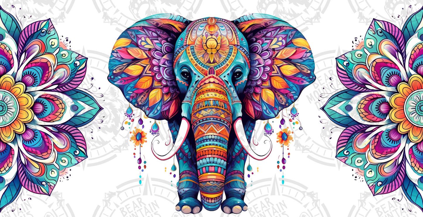 Mandala Elephant - Cup Wrap