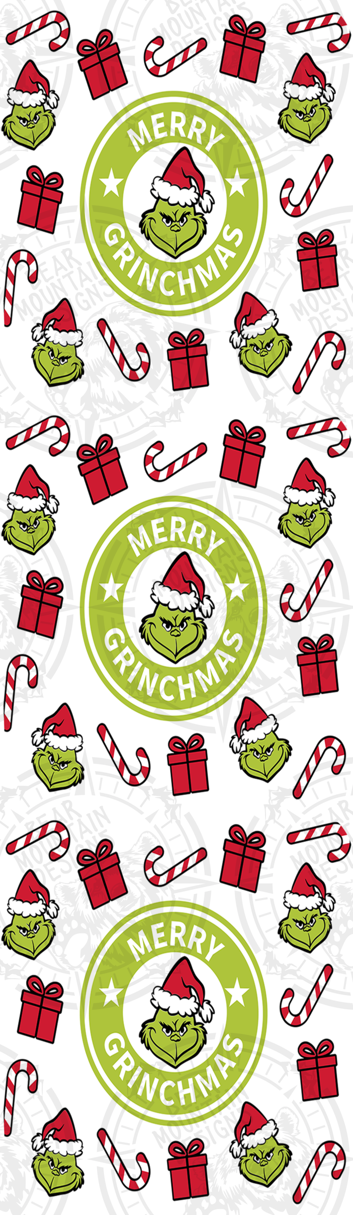 Merry Grinchmas Mini Presents & Candy Canes - Pen Wrap