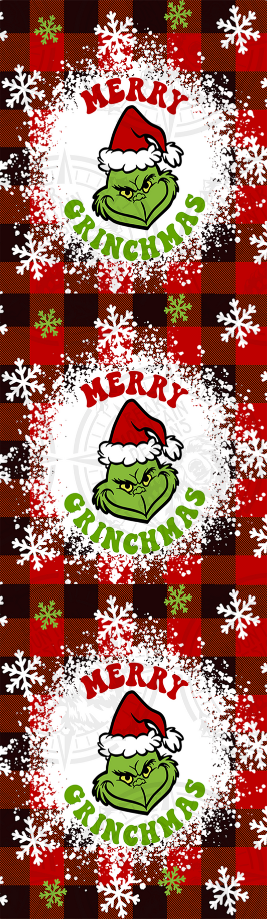 Merry Grinchmas Plaid - Pen Wrap