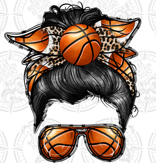 Messy Bun - Basketball