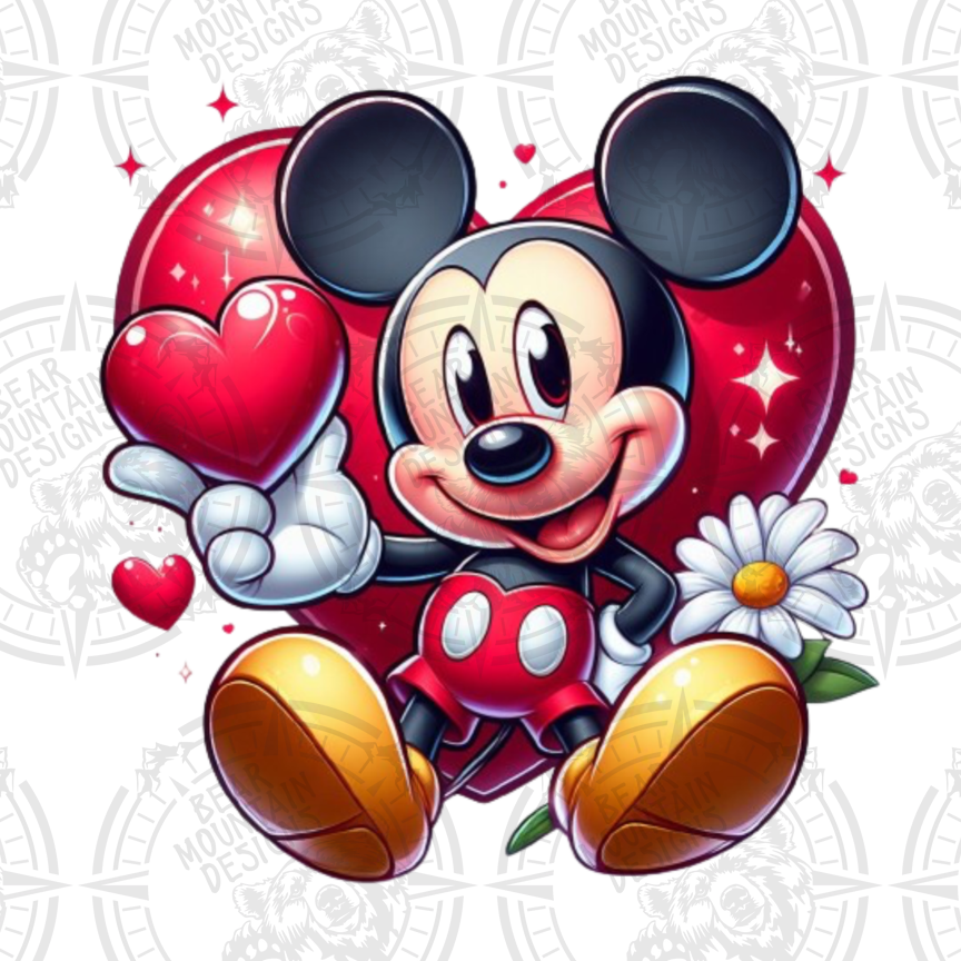 Mickey Heart & Daisy