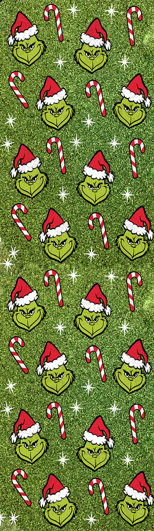 Mini Grinch Faces & Candy Canes - Pen Wrap