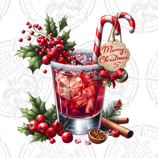 Mistletoe Merry Christmas Cocktail