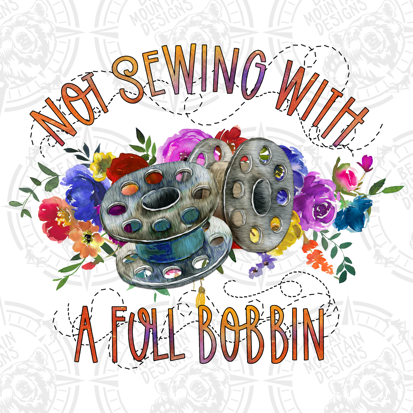 Not Sewing With A Full Bobbin