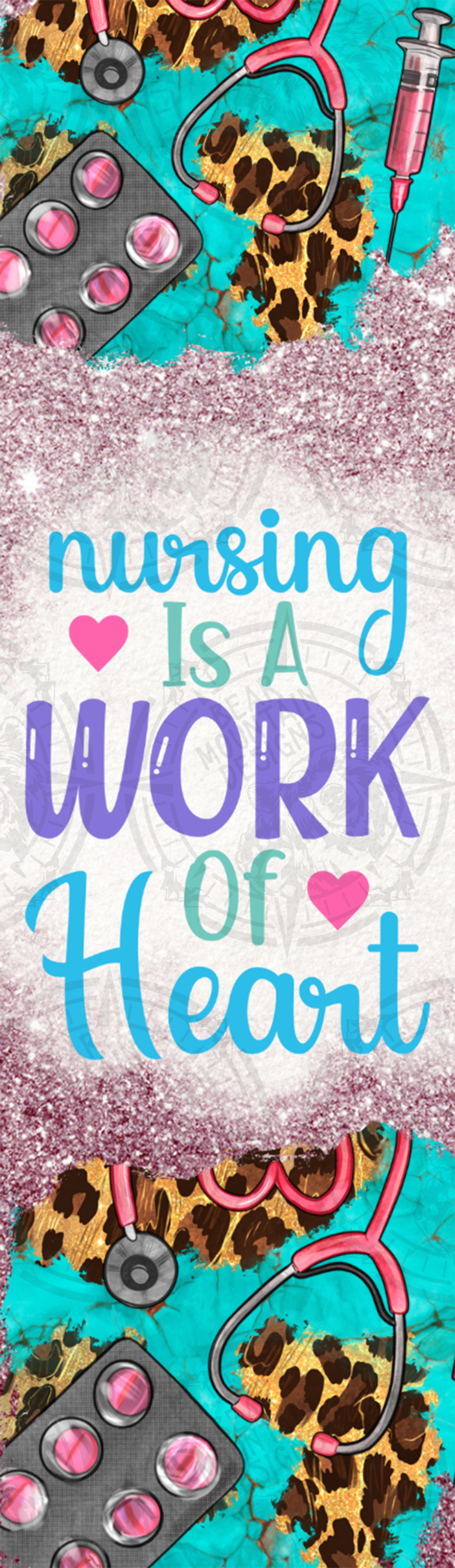 Nursing Is A Work Of Heart - Pen Wrap