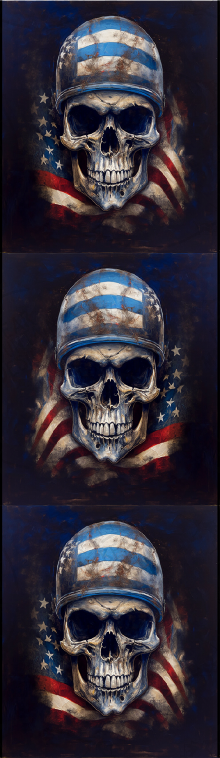 Patriotic Skulls - Pen Wrap