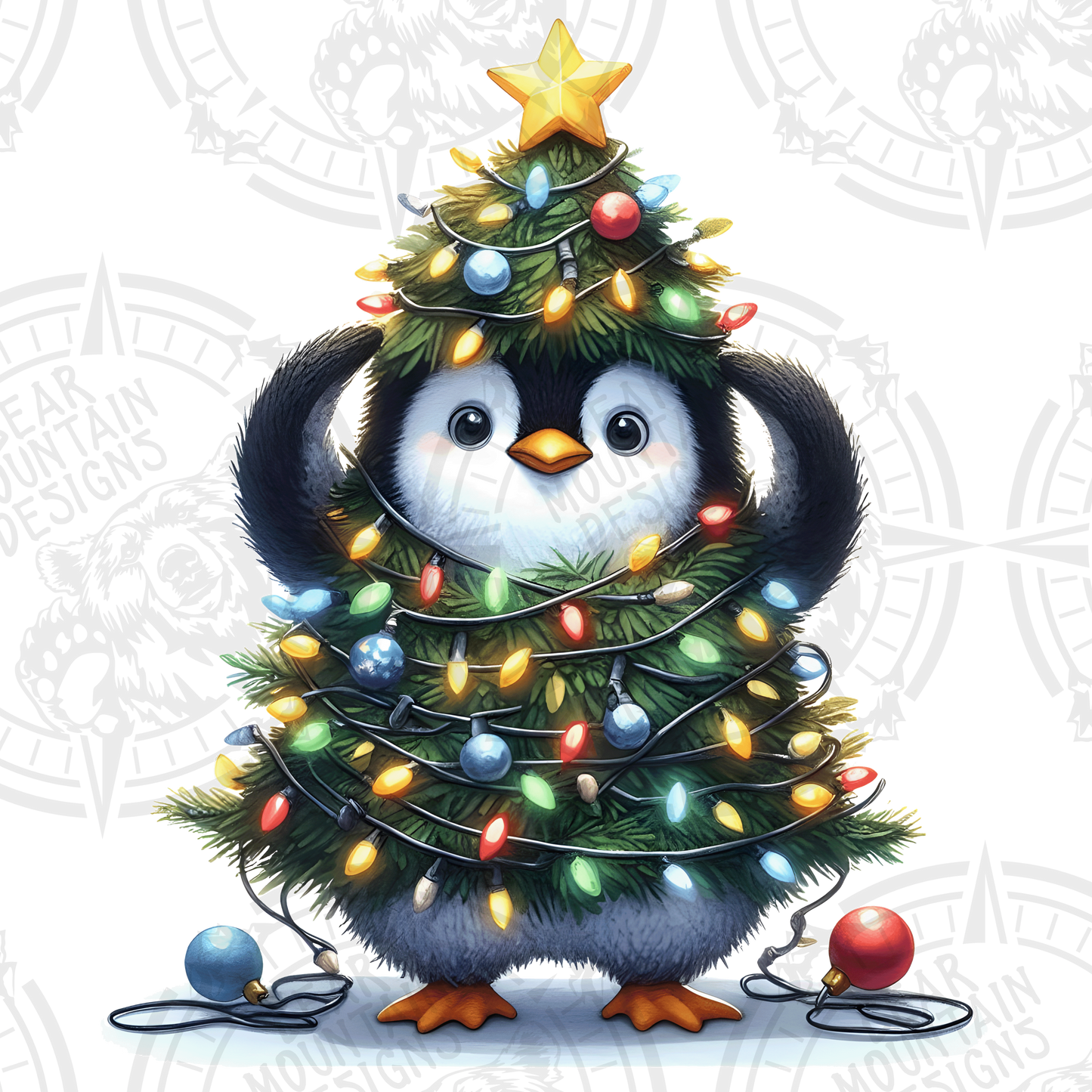 Penguin Christmas Tree