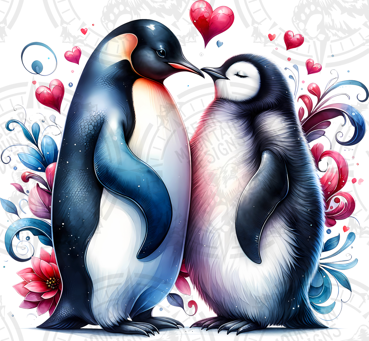 Penguin Love Birds