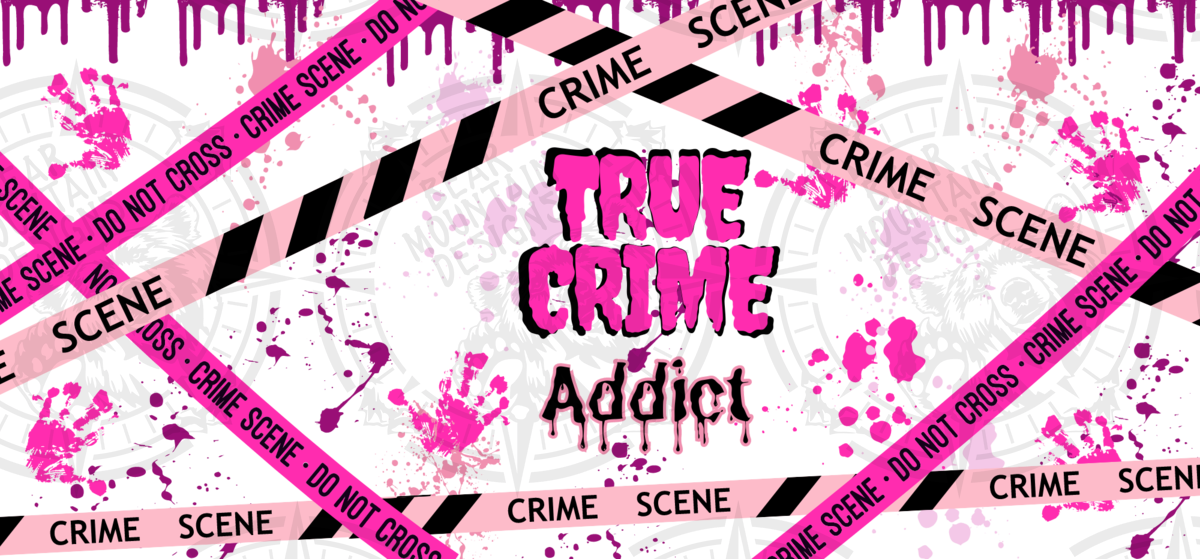 Pink True Crime Junkie - Cup Wrap