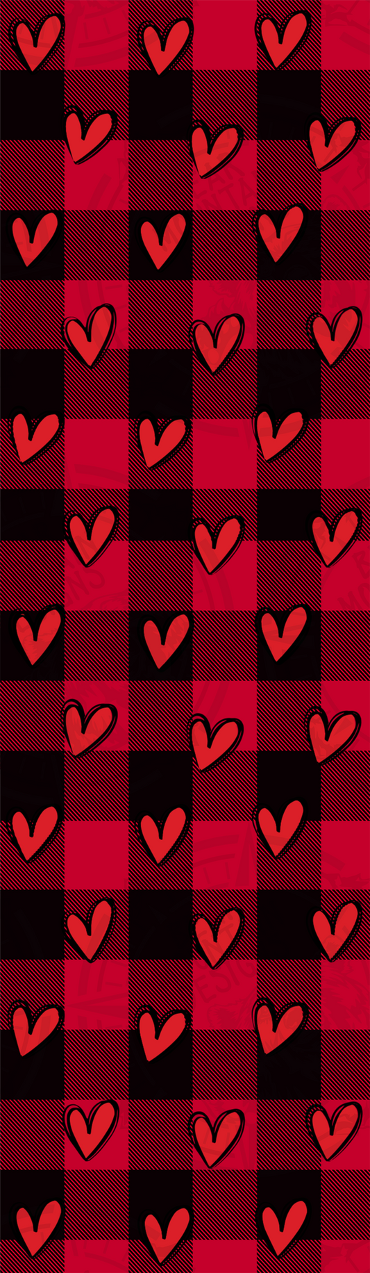 Plaid Hearts - Pen Wrap