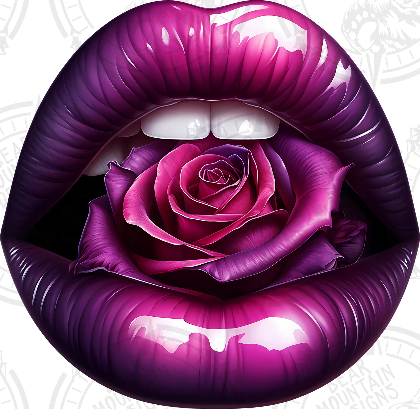 Purple Rose Lips