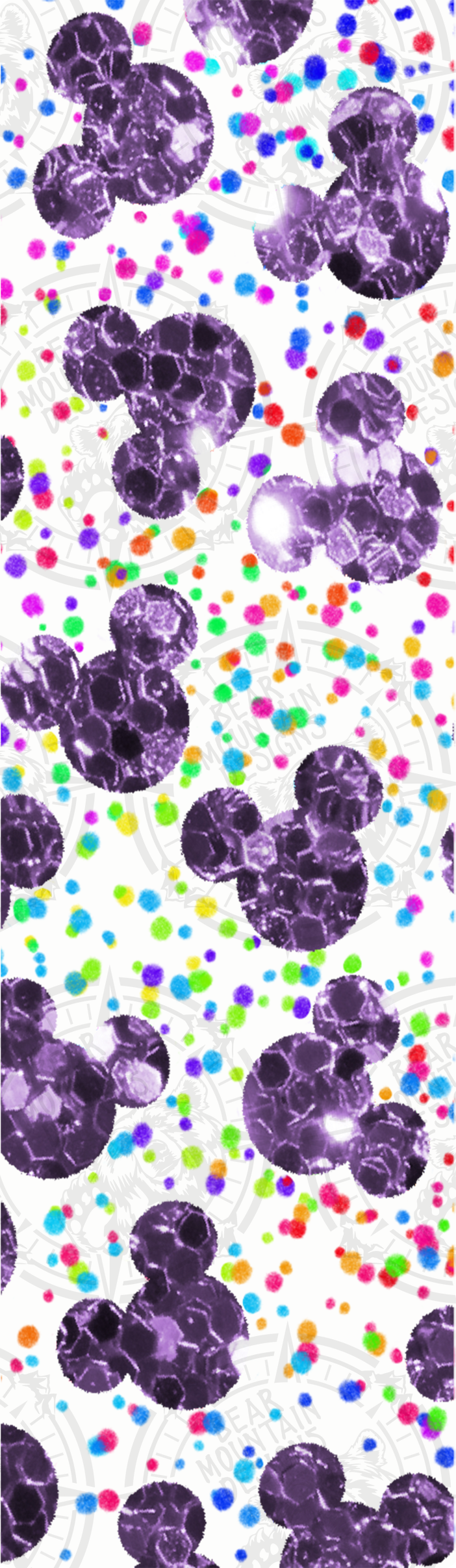 Purple Sequin Mickey - Pen Wrap