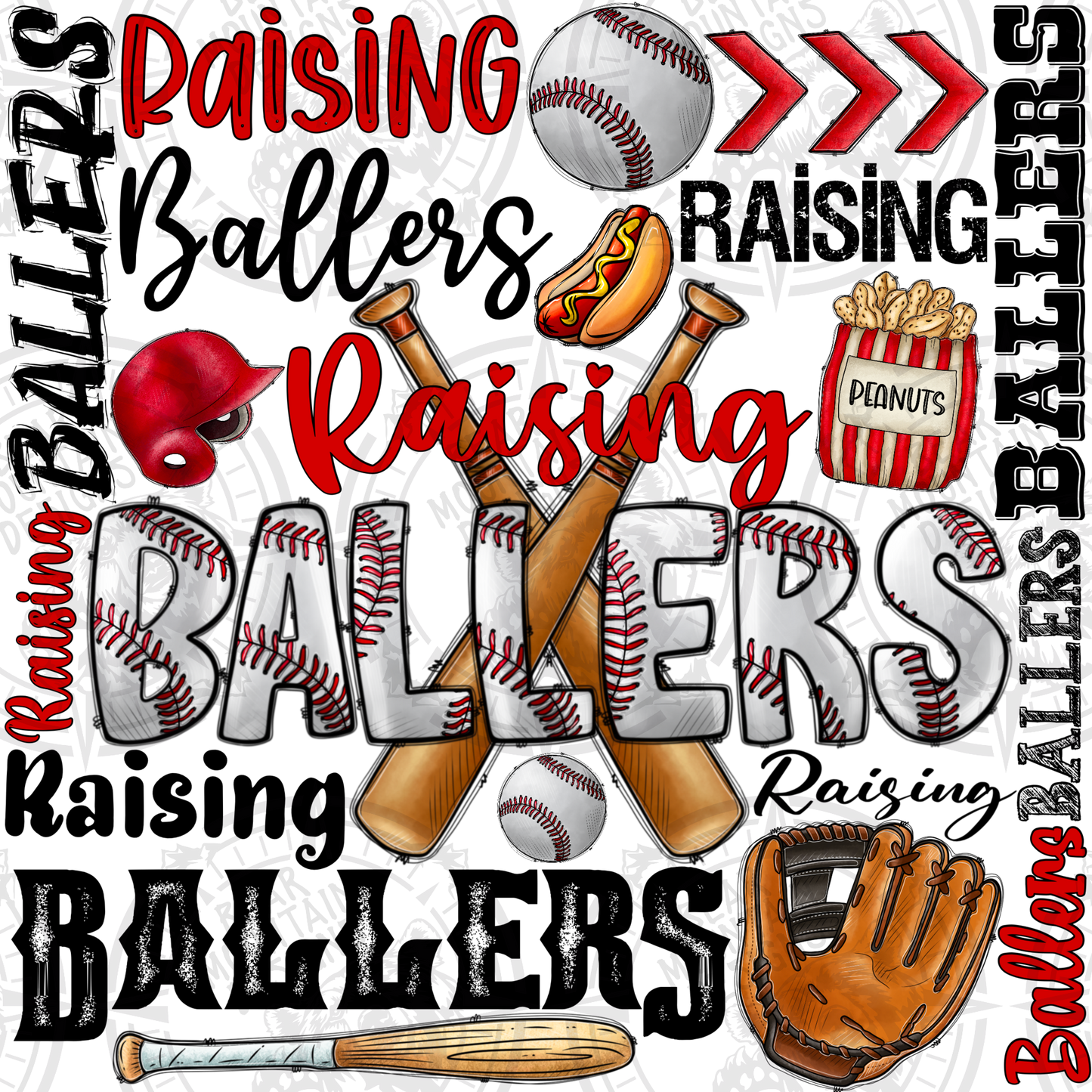 Raising Ballers Collage - Baseball