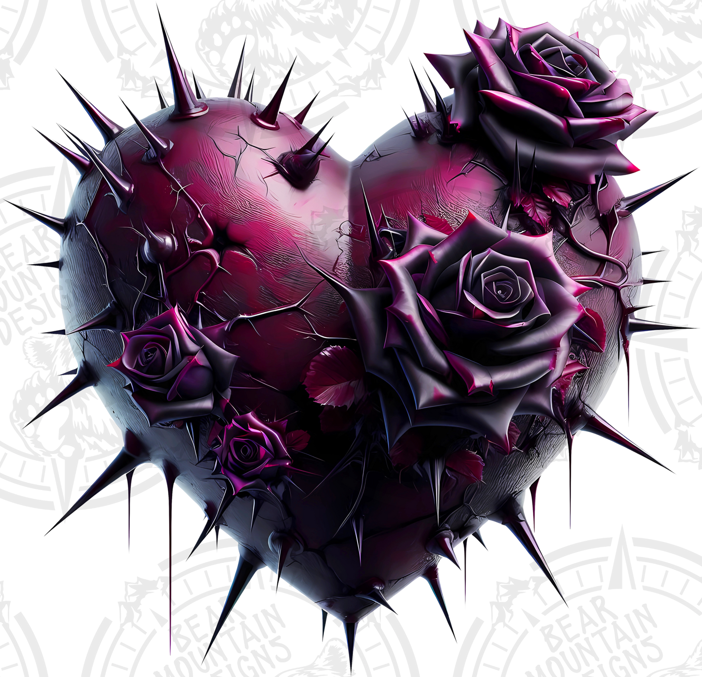 Rose Spike Heart