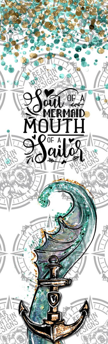Soul Of A Mermaid Mouth Of A Sailor - Pen Wrap