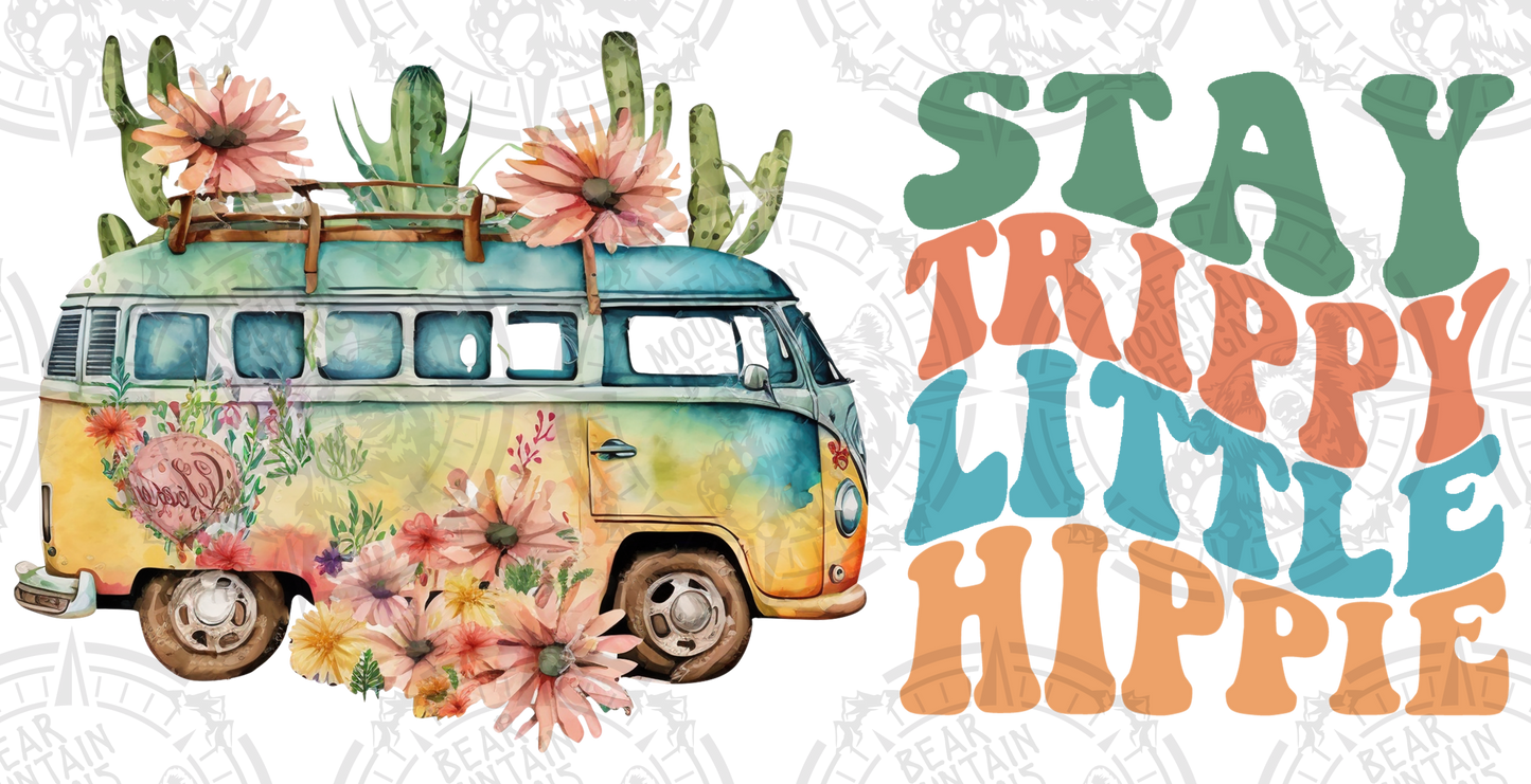 Stay Trippy Little Hippie - Cup Wrap