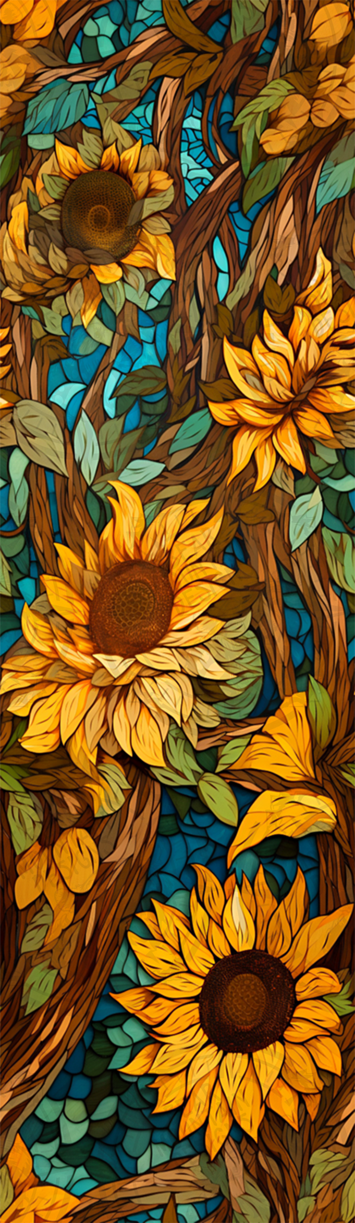 Sunflowers Mosaic 2 - Pen Wrap