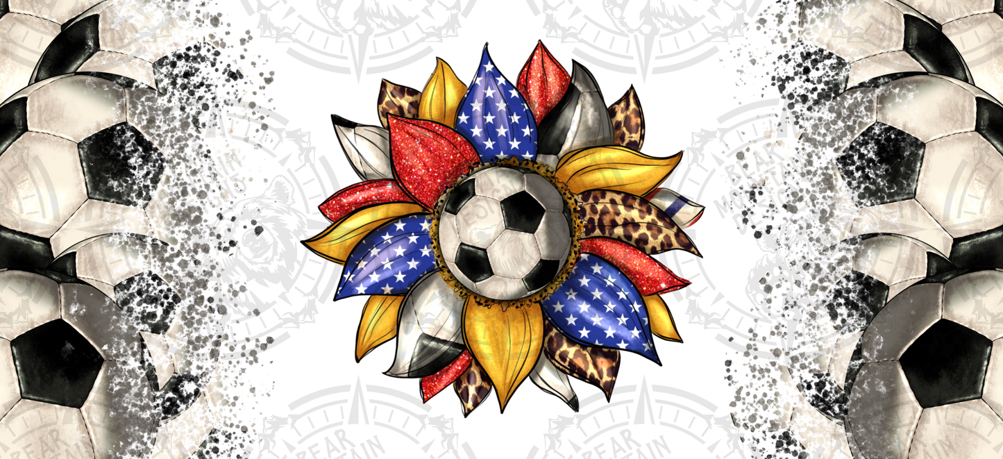 Sunflower Soccer - Cup Wrap