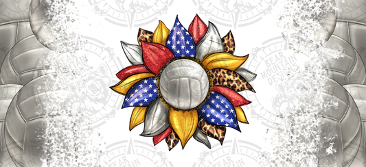 Sunflower Volleyball - Cup Wrap
