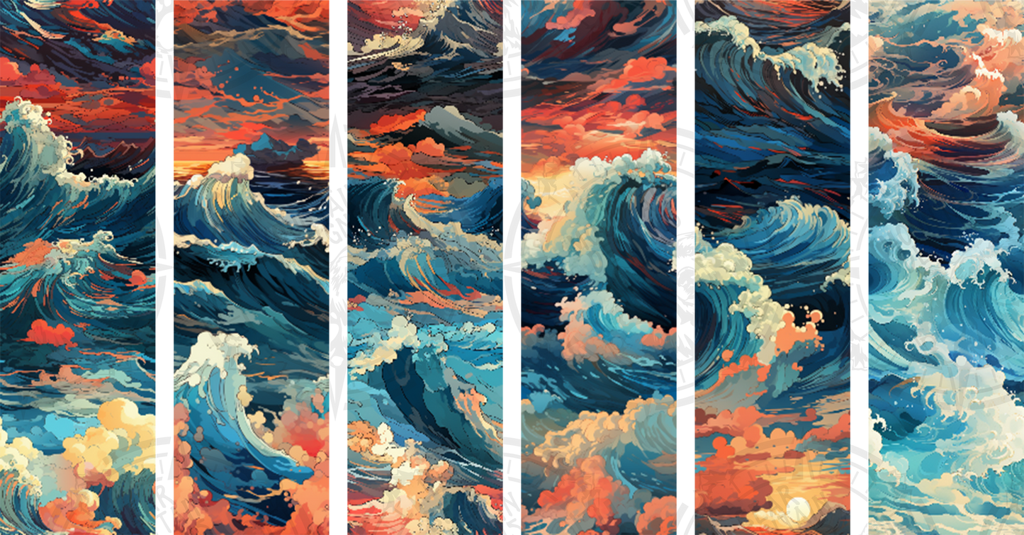 Sunset Crashing Waves Bundle - Pen Wrap