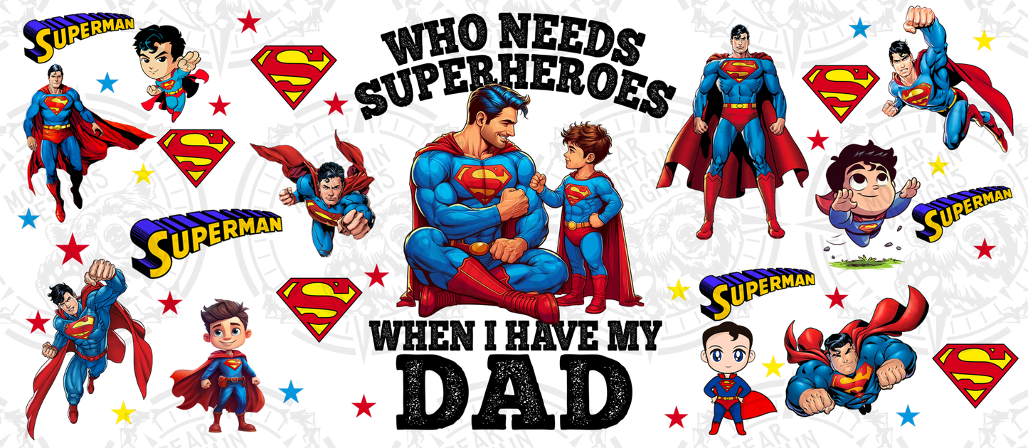 Superman Dad - Cup Wrap