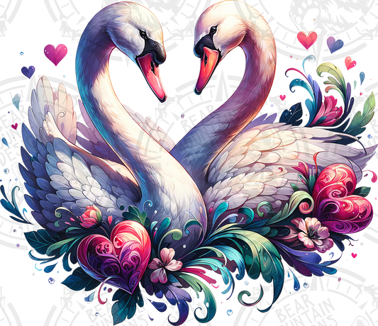 Swan Love Birds