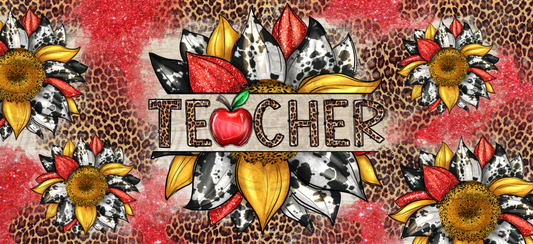 Teacher Sunflower - Cup Wrap