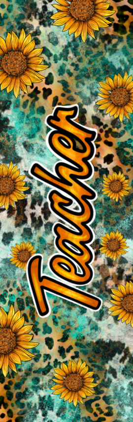 Teaching Sunflower Animal Print - Pen Wrap