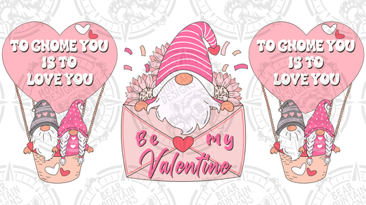 Gnome Be My Valentine - Cup Wrap
