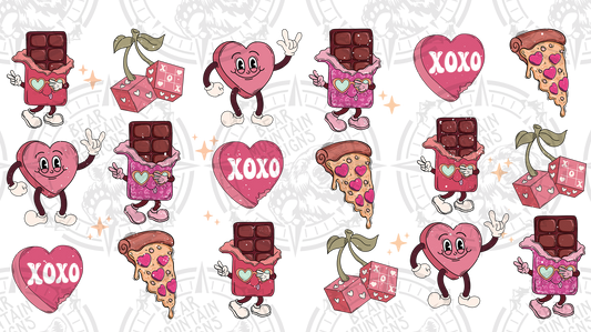 XOXO Pizza & Chocolate - Cup Wrap