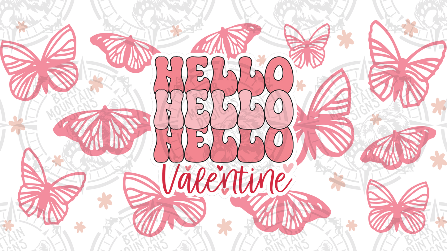 Hello Hello Hello Valentine - Cup Wrap