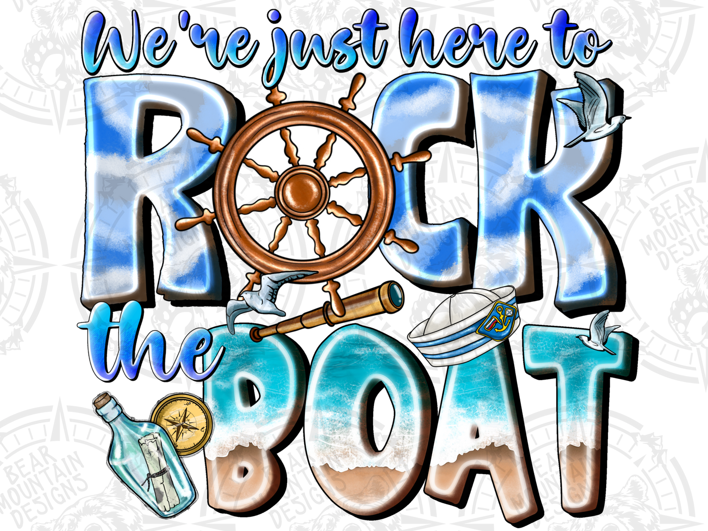 We're Just Here To Rock The Boat