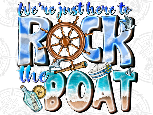 We're Just Here To Rock The Boat