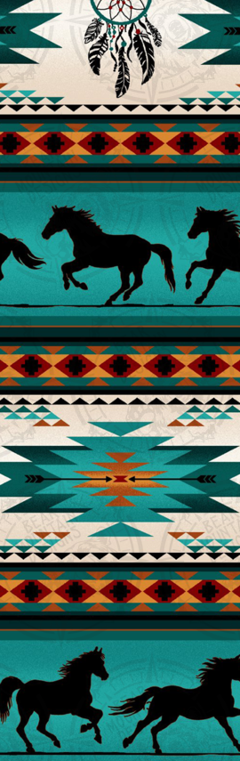 Horse Western Aztec - Pen Wrap