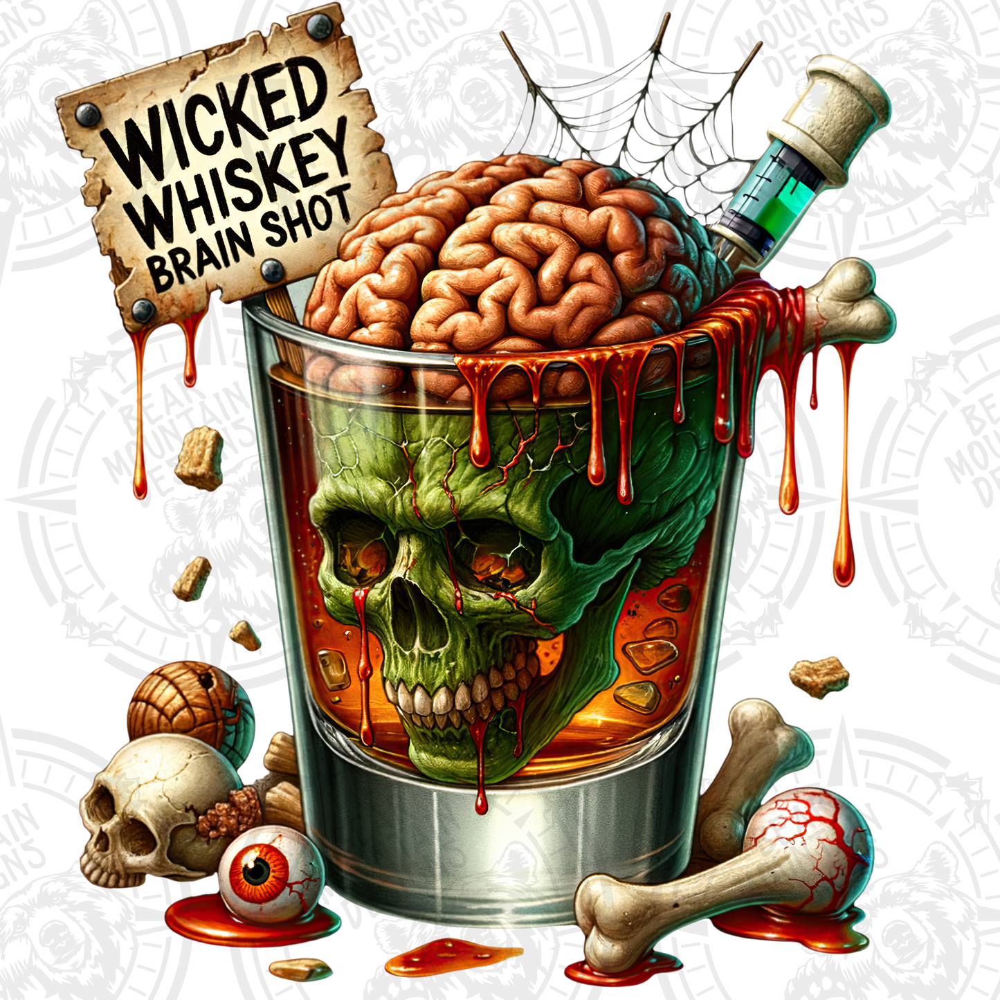 Wicked Whiskey Brain Shot