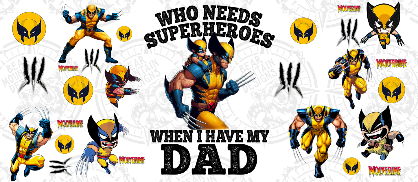 Wolverine Dad - Cup Wrap