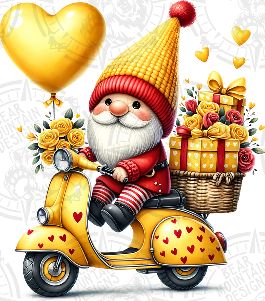 Yellow Scooter Gnome