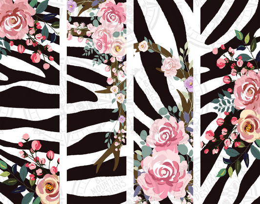 Zebra Rose Bundle - Pen Wrap