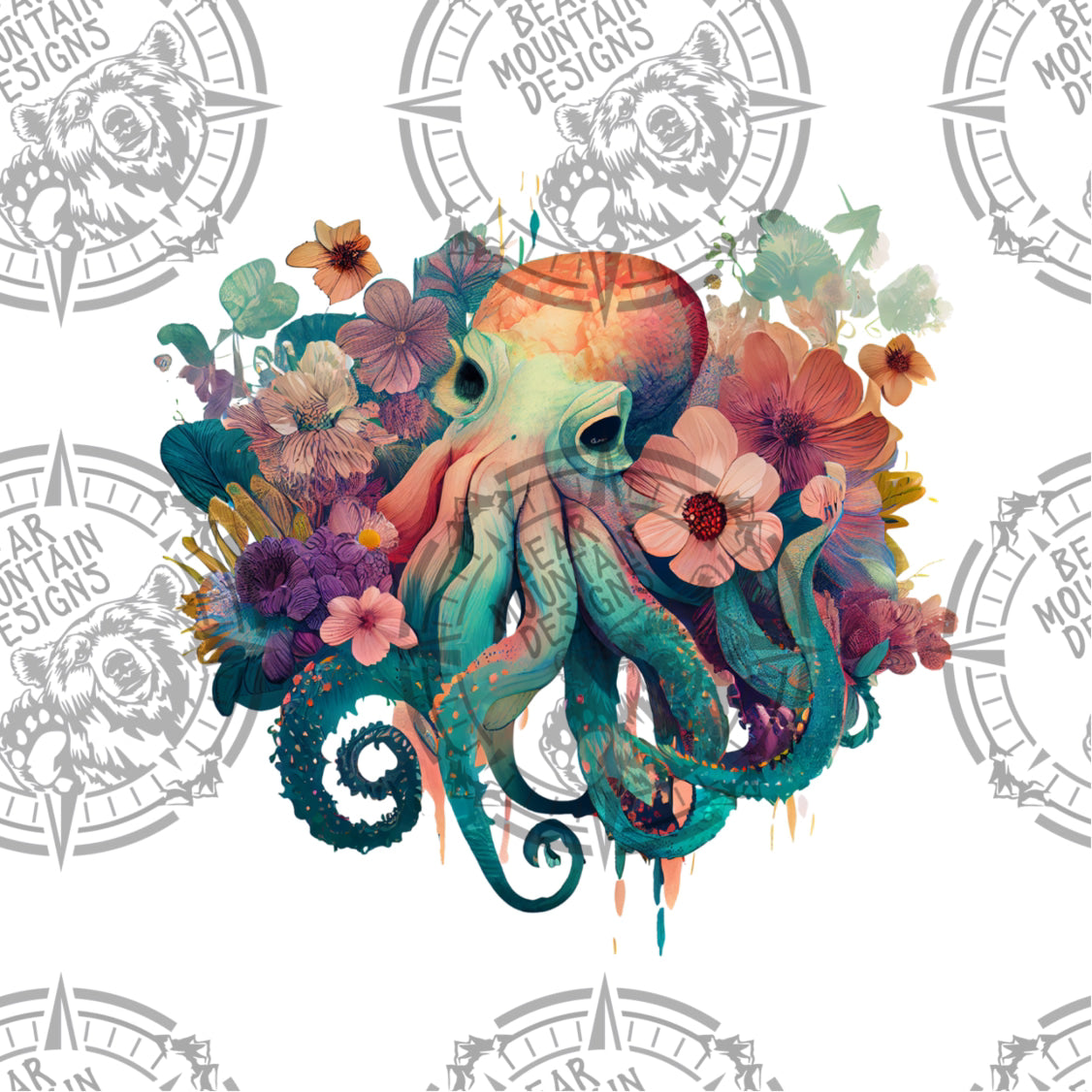 Floral Octopus 10