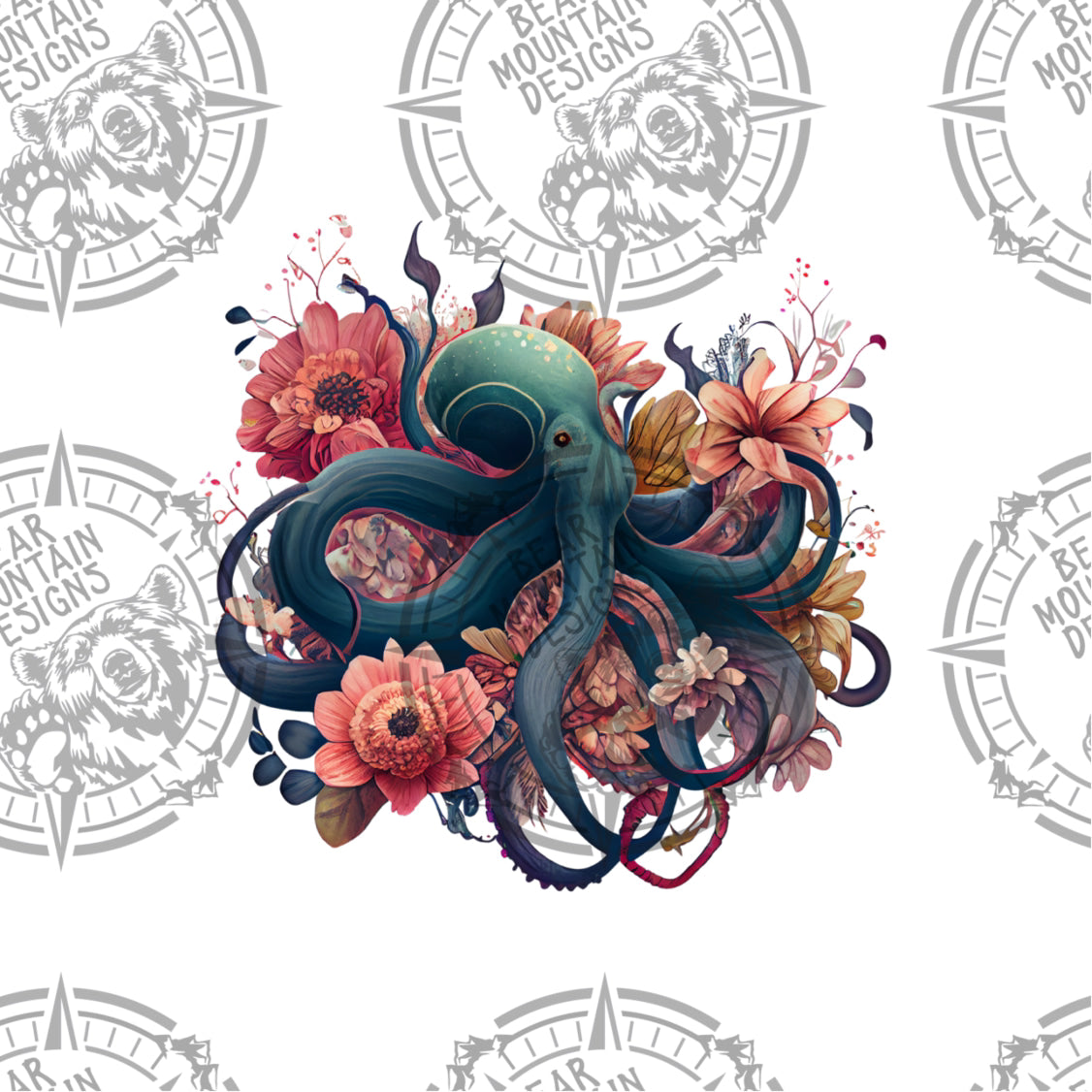 Floral Octopus 9