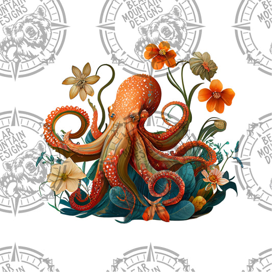 Floral Octopus 8