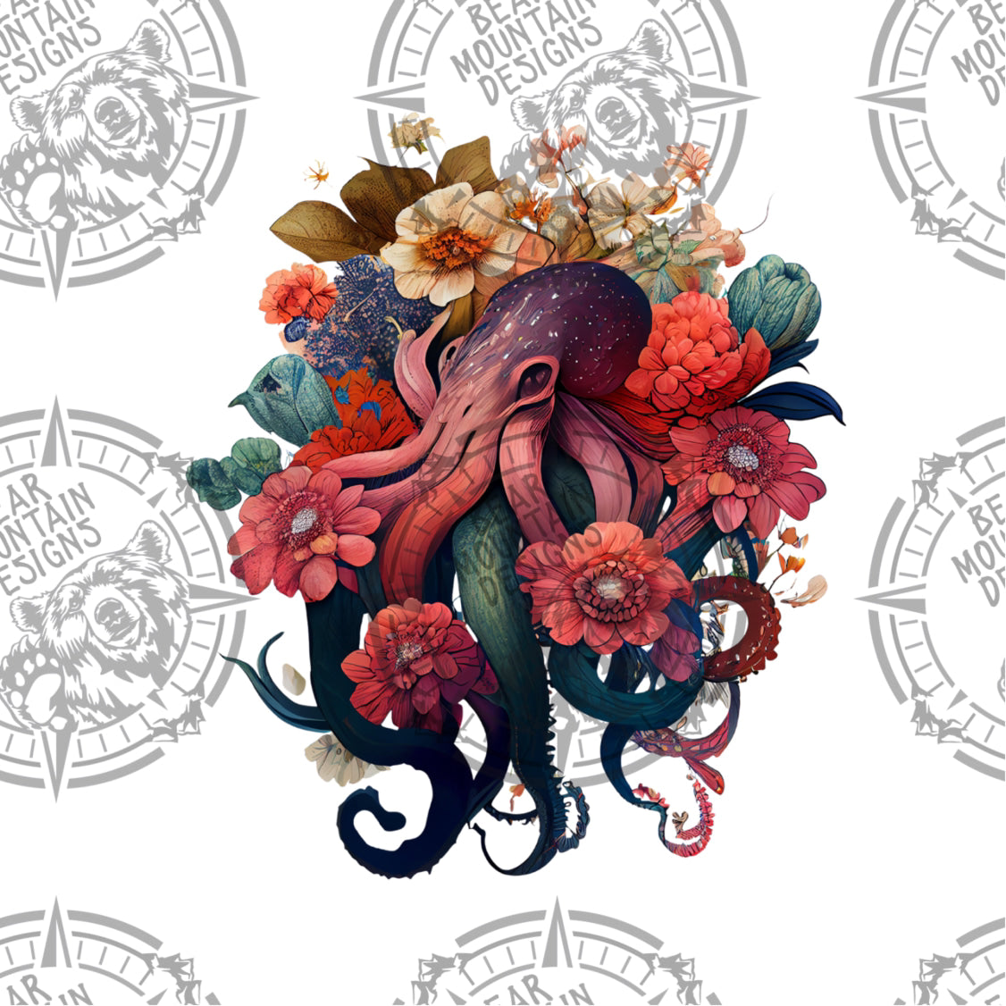 Floral Octopus 4