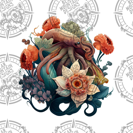 Floral Octopus 3