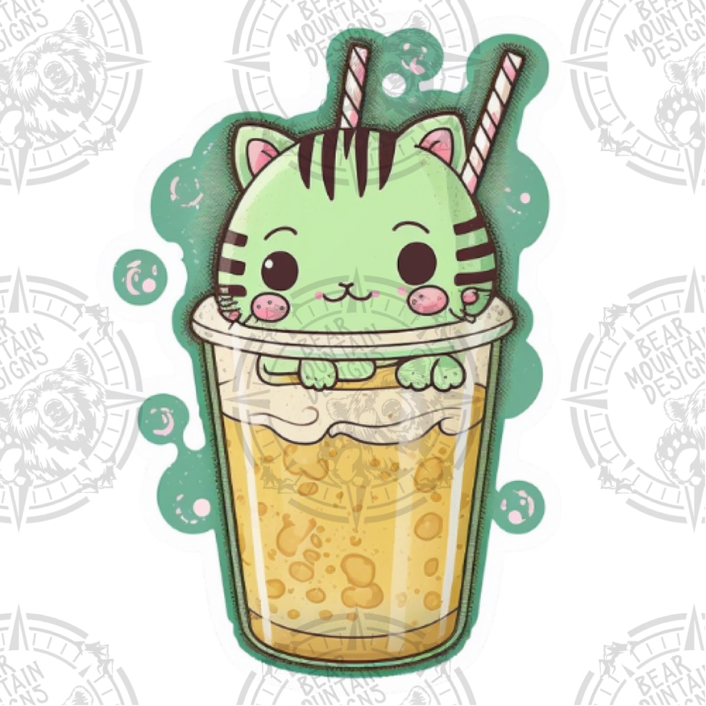 Critter Drink 8 - White Border