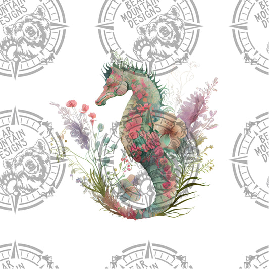 Floral Seahorse 9