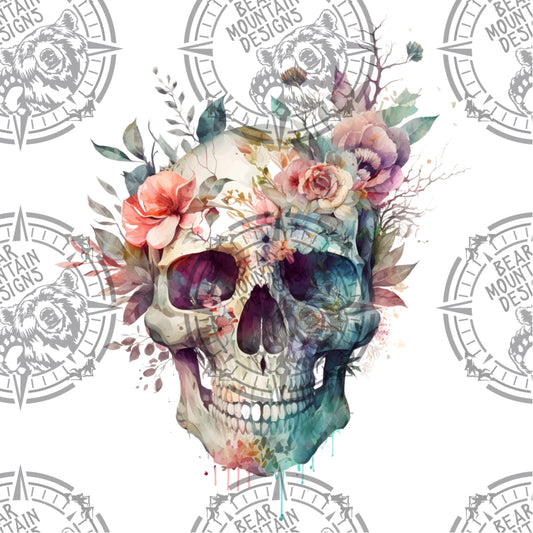 Floral Skull 2