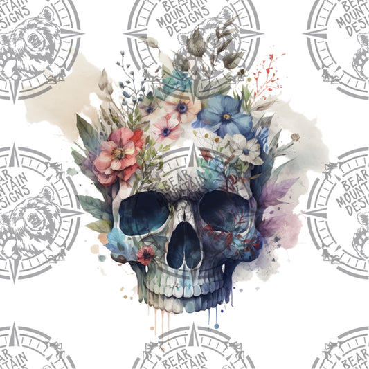 Floral Skull 3