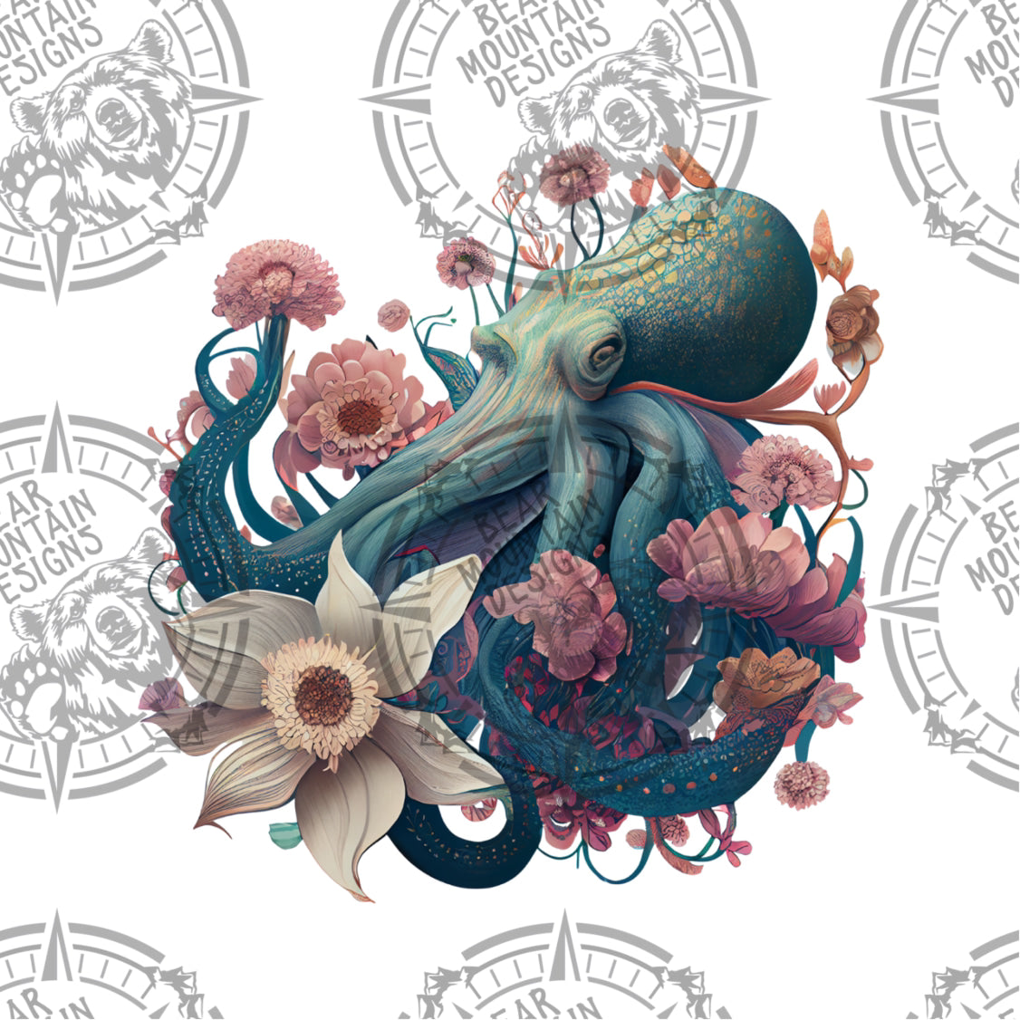 Floral Octopus 6