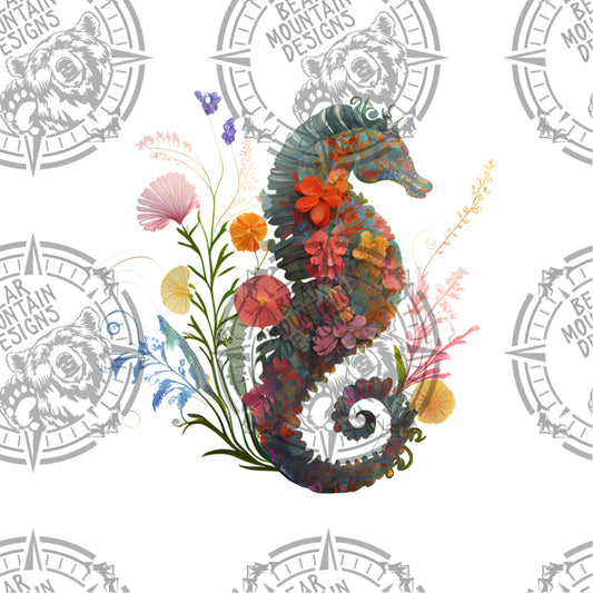 Floral Seahorse 4