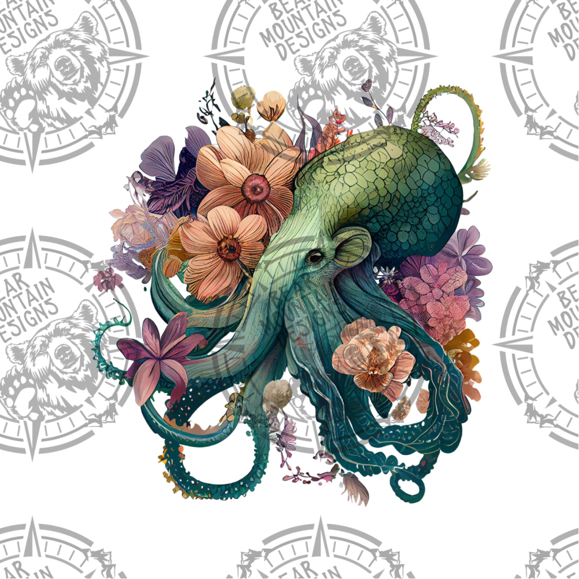 Floral Octopus 5